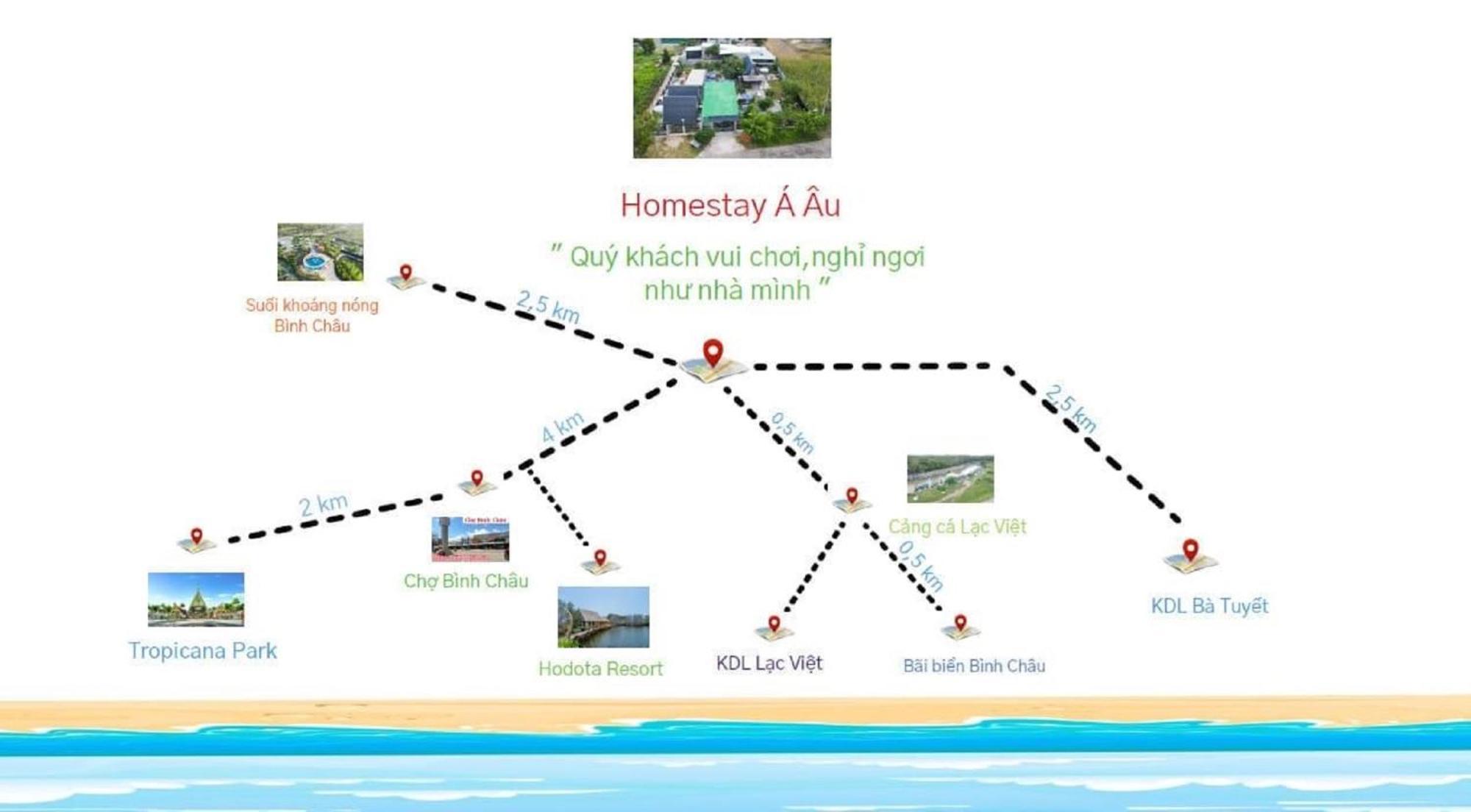 Homestay A Au Family Bình Châu Ngoại thất bức ảnh
